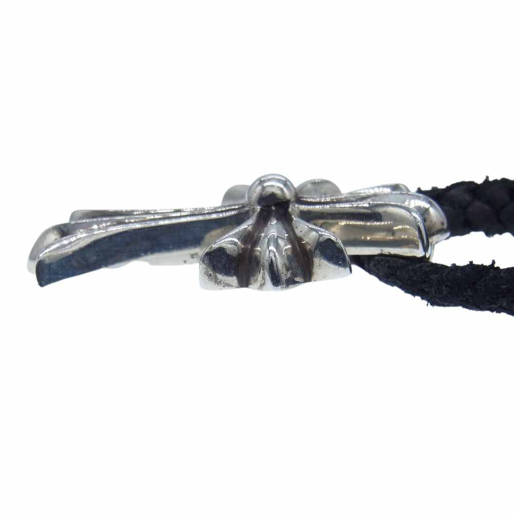 CHROME HEARTS クロムハーツ（原本無） CH CRS SML BC スモールCH クロス ボロチップ Wボロチップ シルバー ネックレス シルバー系【中古】