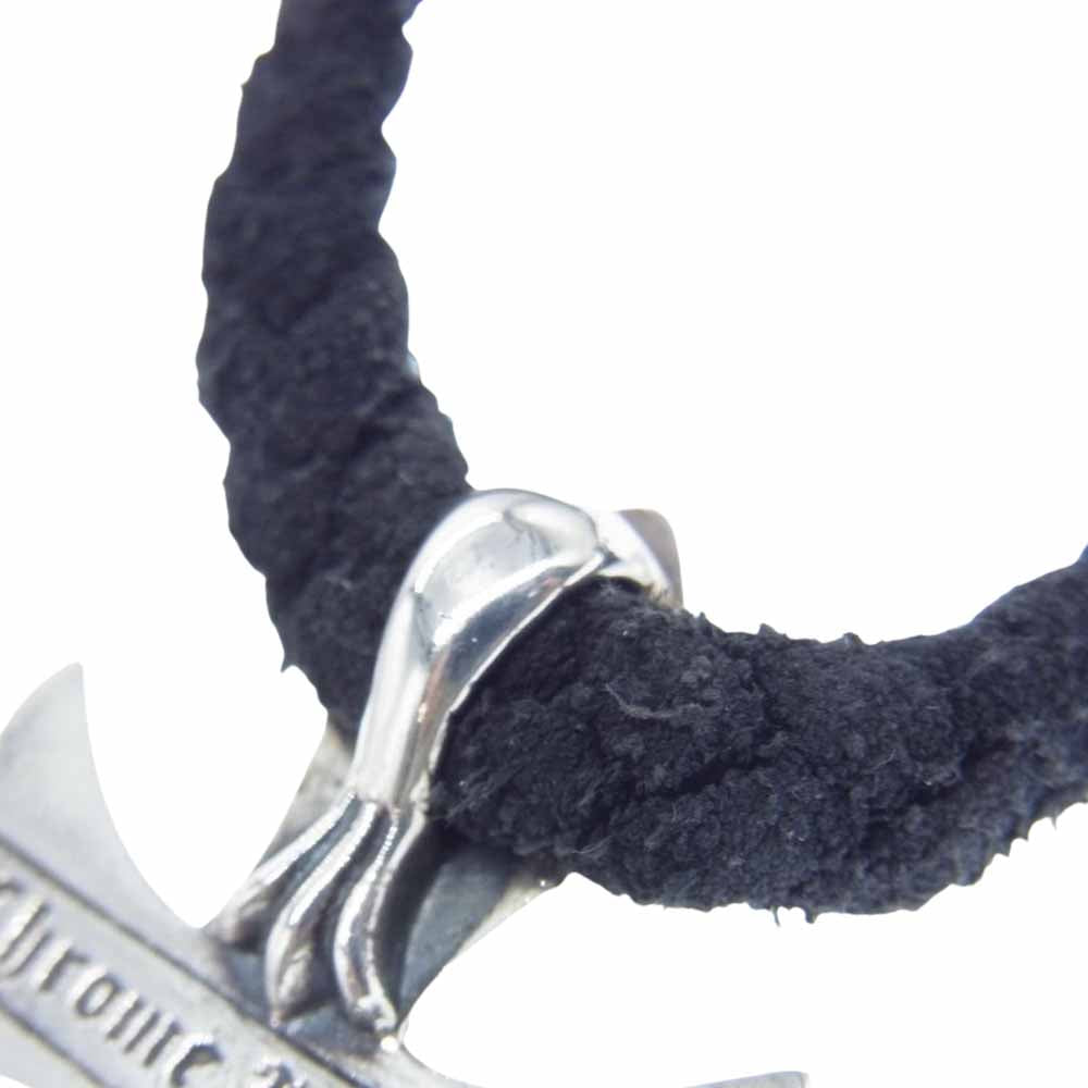 CHROME HEARTS クロムハーツ（原本無） CH CRS SML BC スモールCH クロス ボロチップ Wボロチップ シルバー ネックレス シルバー系【中古】