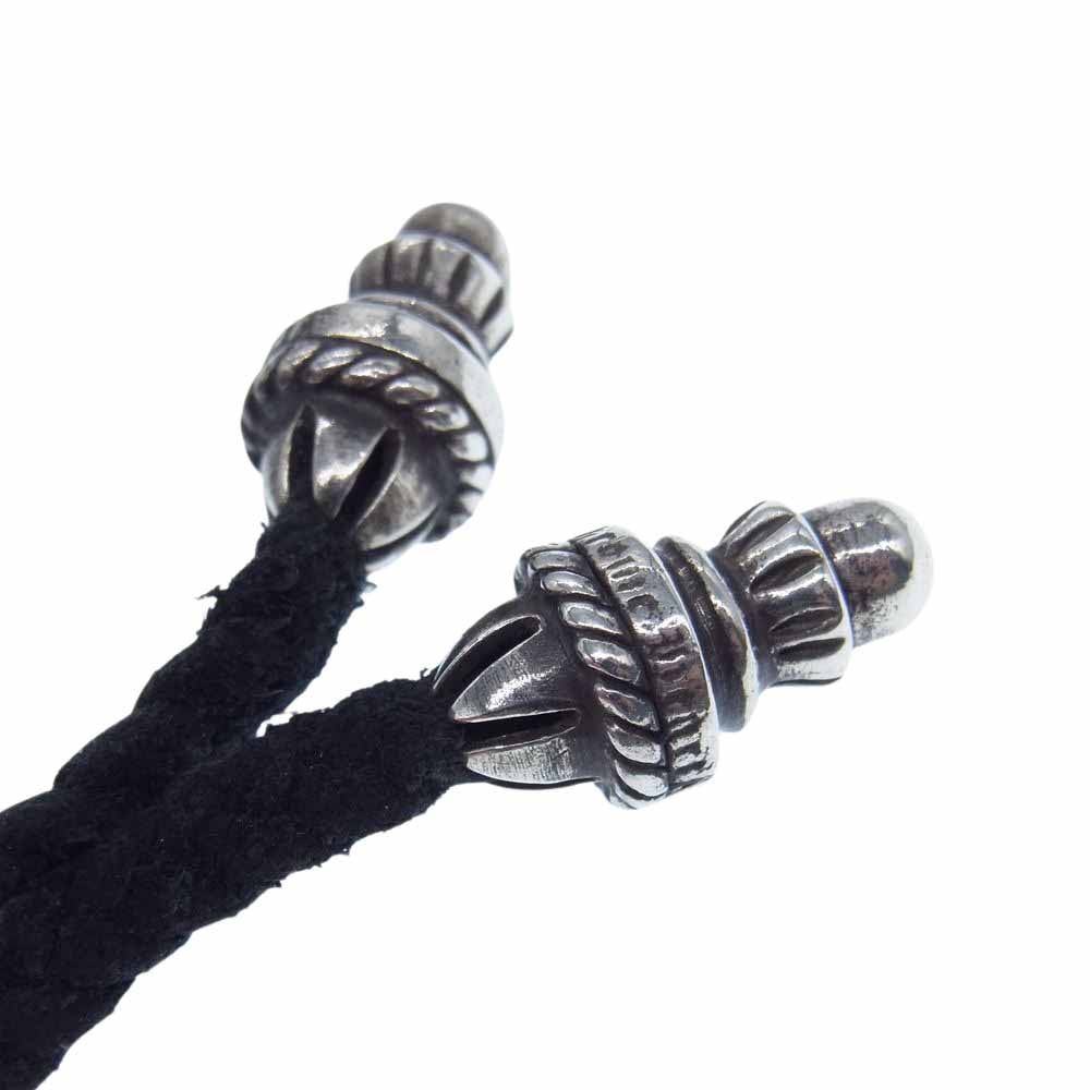 CHROME HEARTS クロムハーツ（原本無） CH CRS SML BC スモールCH クロス ボロチップ Wボロチップ シルバー ネックレス シルバー系【中古】