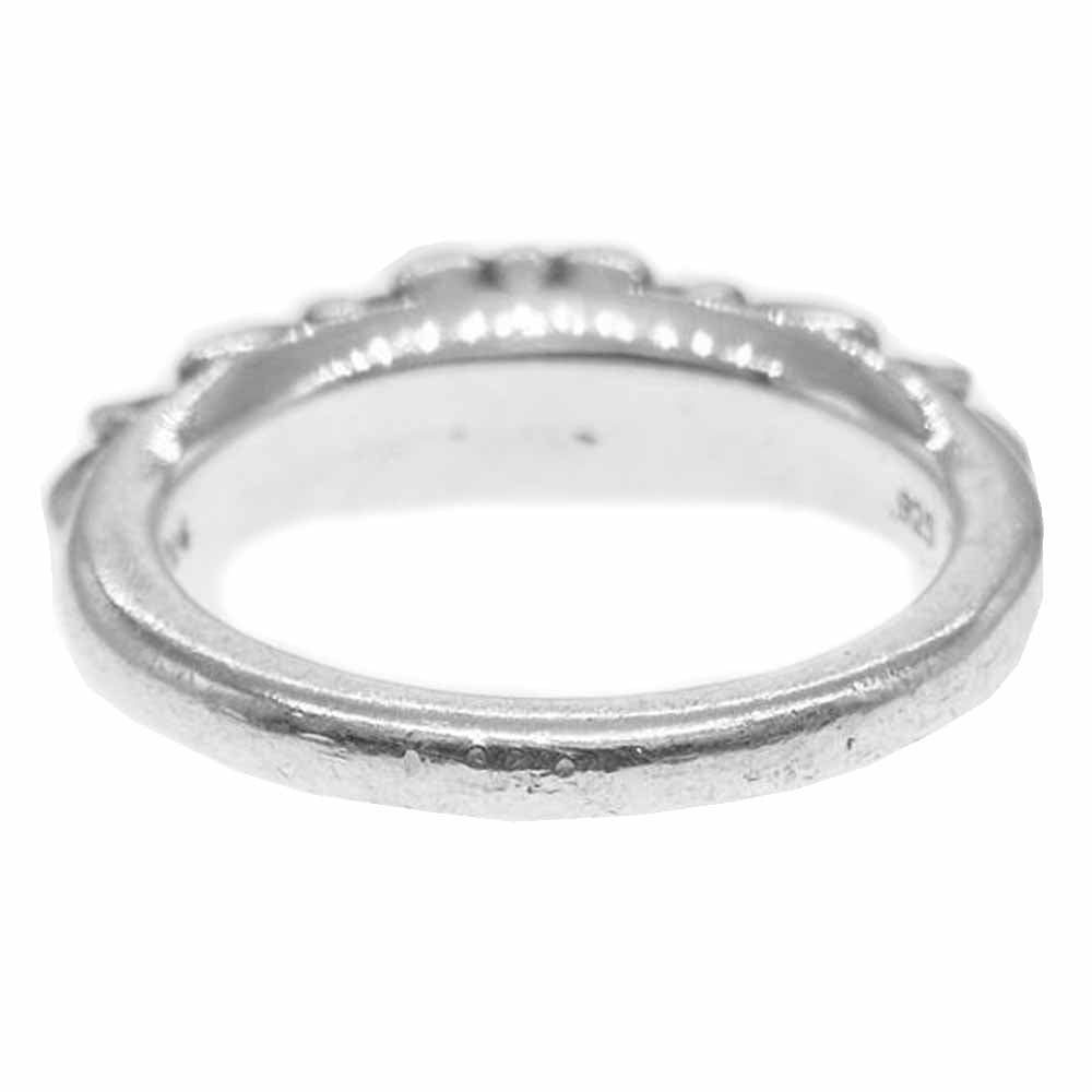 CHROME HEARTS クロムハーツ（原本無） BABY CLASSIC ベイビークラシック フローラル クロス シルバー リング シルバー系 9号【中古】