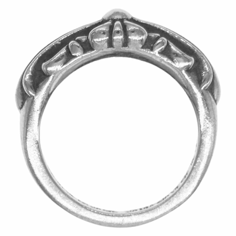 CHROME HEARTS クロムハーツ（原本無） BABY CLASSIC ベイビークラシック フローラル クロス シルバー リング シルバー系 9号【中古】