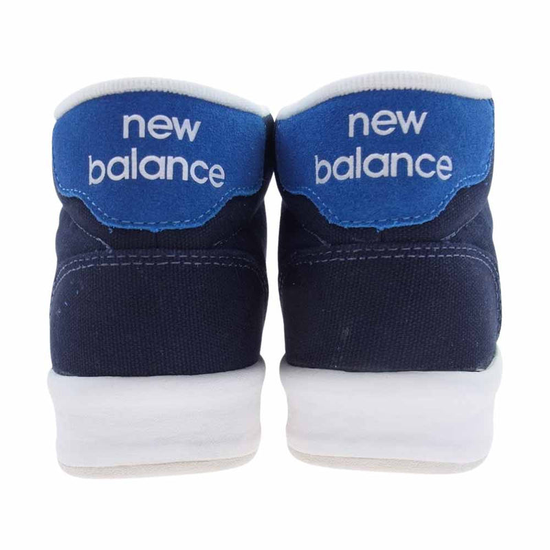 NEW BALANCE ニューバランス CRT300H B キャンバス ハイカット スニーカー ネイビー系 23.0cm【美品】【中古】