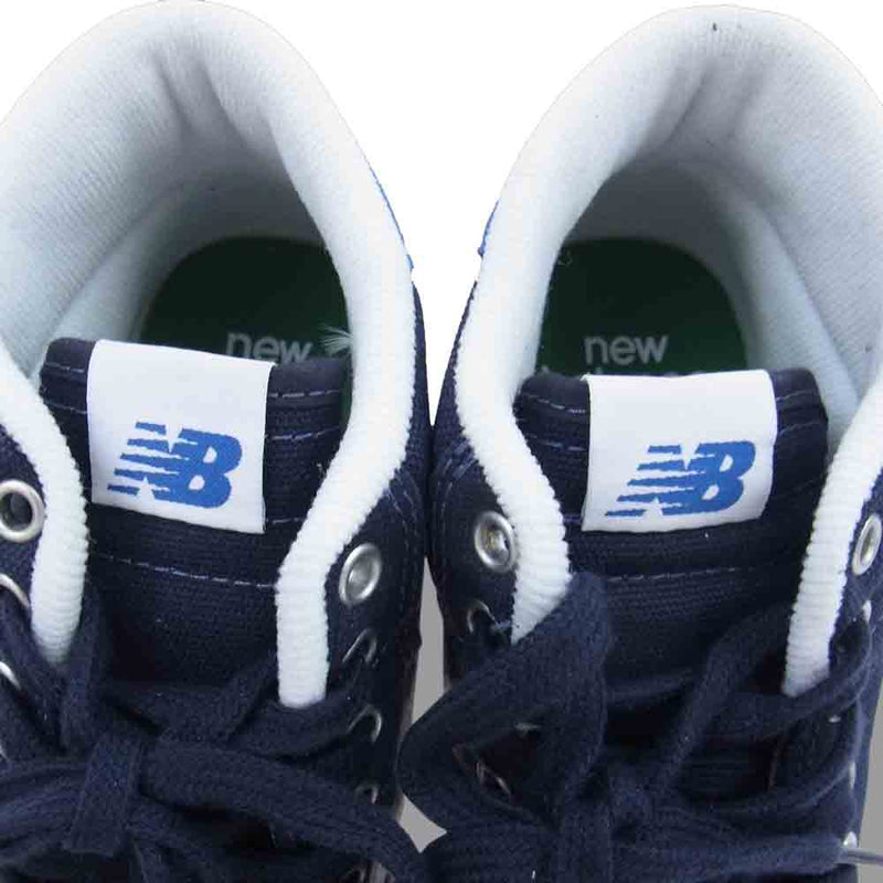 NEW BALANCE ニューバランス CRT300H B キャンバス ハイカット スニーカー ネイビー系 23.0cm【美品】【中古】