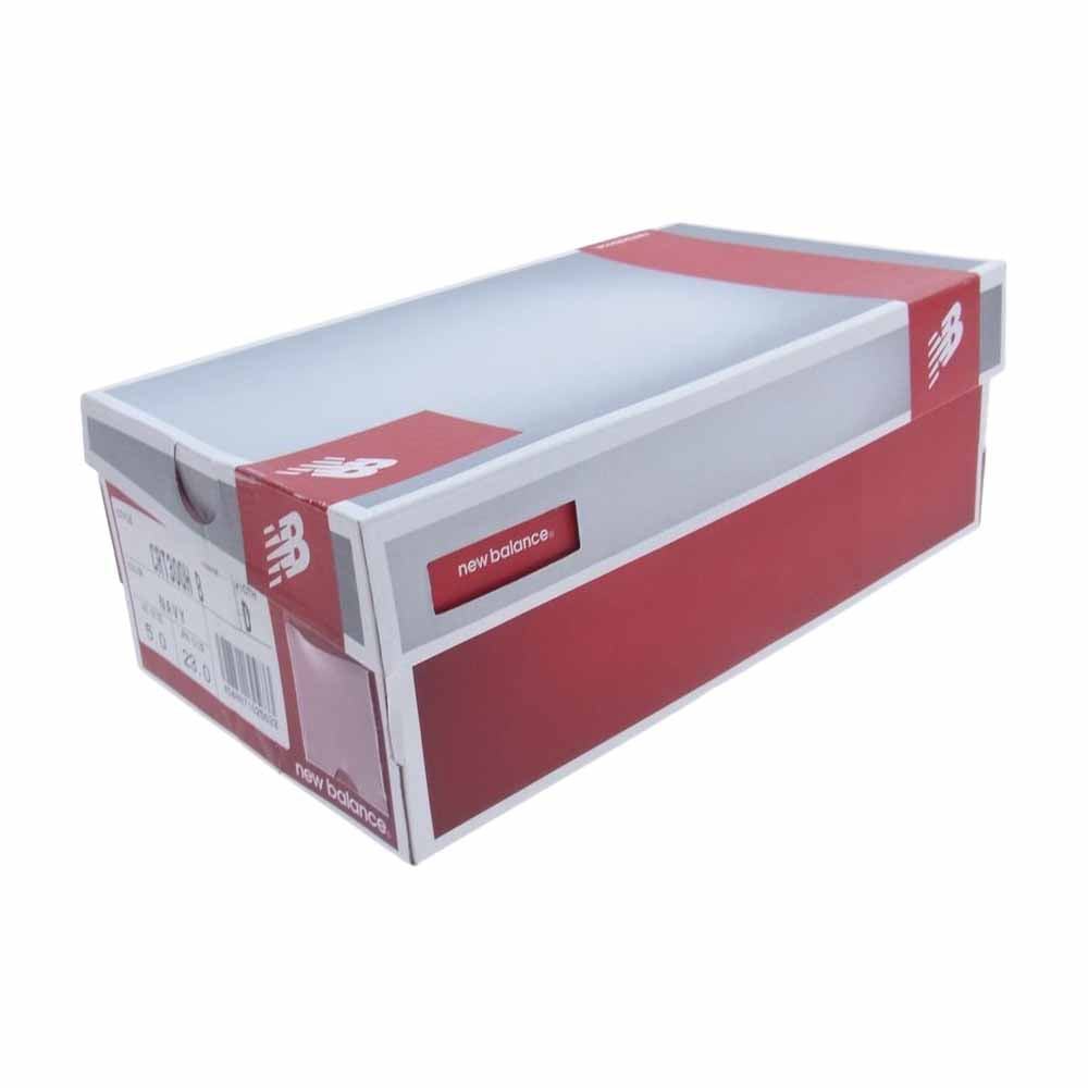 NEW BALANCE ニューバランス CRT300H B キャンバス ハイカット スニーカー ネイビー系 23.0cm【美品】【中古】