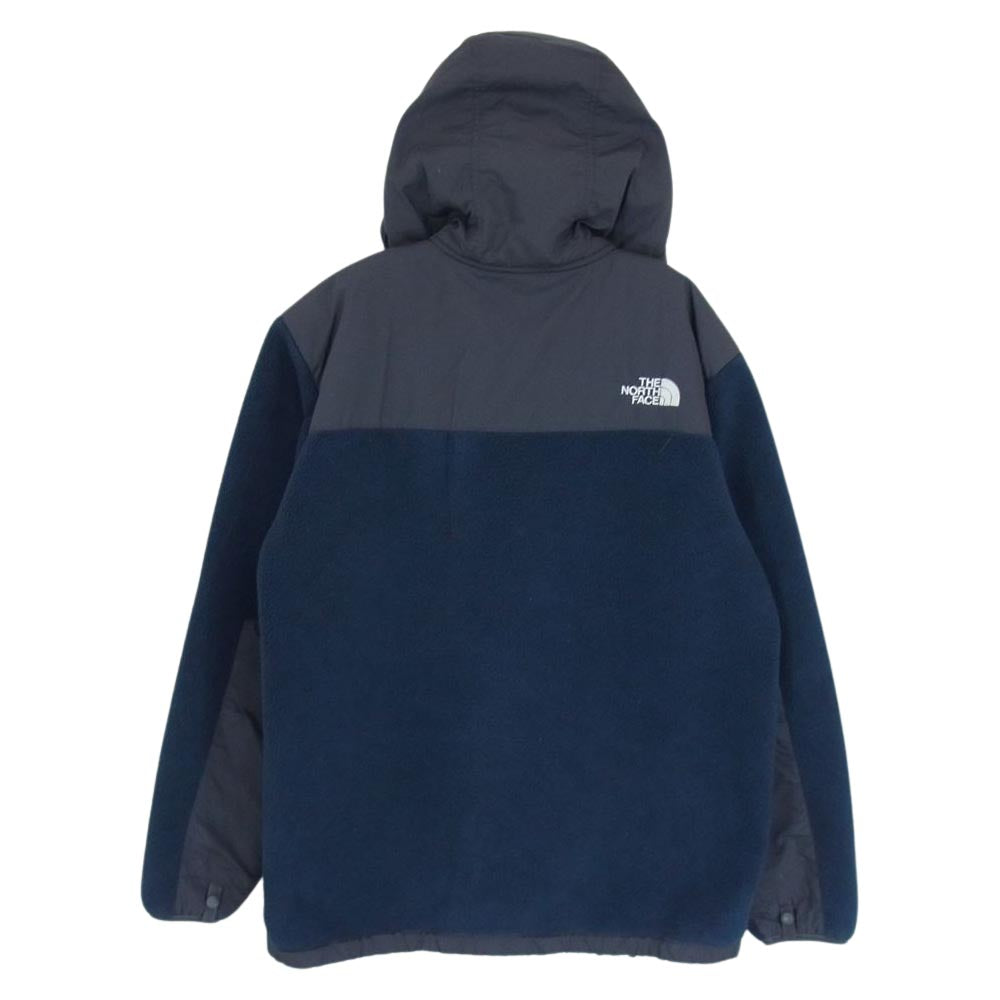THE NORTH FACE ノースフェイス DENALI HOODIE デナリ フリース フーディ ジャケット ネイビー系 XL(キッズ)【中古】