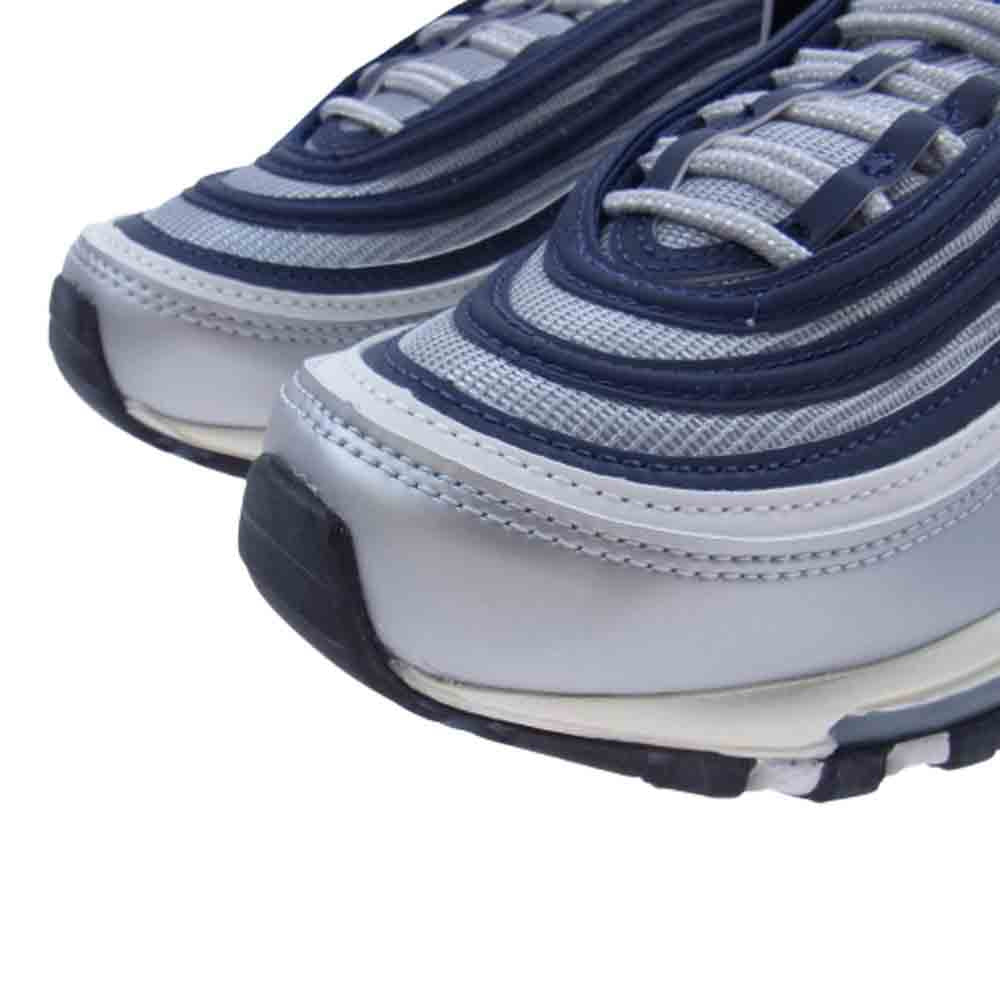 NIKE ナイキ DQ9131-001 AIR MAX 97 OG METALLIC SILVER CHLORINE BLUE ローカット スニーカー ネイビー系 グレー系 シルバー系 23.5cm【美品】【中古】