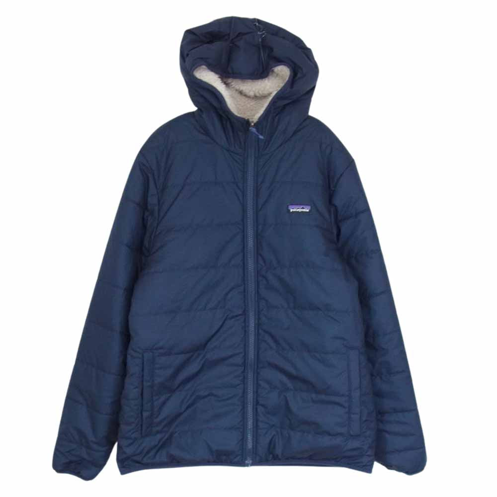 patagonia パタゴニア 21AW 68095 Reversible Ready Freddy Hoody リーバシブル ボア ジャケット  ベージュ系 XXL【中古】