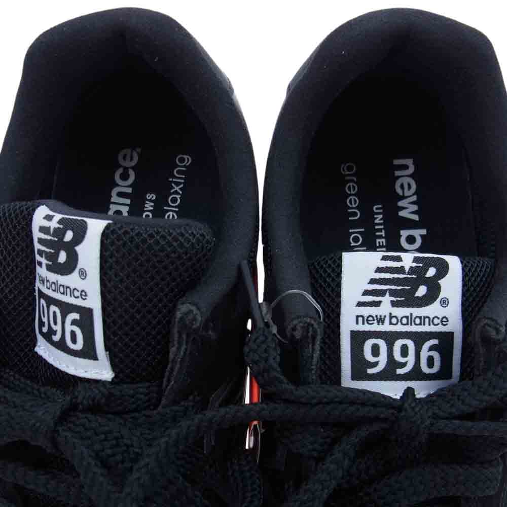 NEW BALANCE ニューバランス MRL996 UL × UNITED ARROWS green label relaxing ユナイテッドアローズ グリーンレーベル ローカットスニーカー ブラック系 23.0cm【新古品】【未使用】【中古】