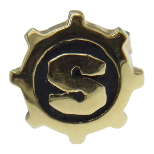 STARLIN GEAR スターリンギア K18 イエローゴールド Sギアスタッド ピアス ゴールド系【中古】