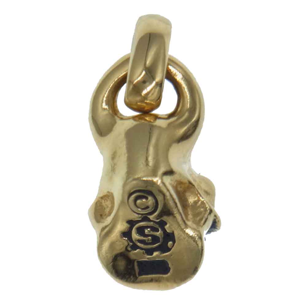 STARLIN GEAR スターリンギア K18 Tiny Skull イエローゴールド タイニー スカル チャーム ペンダントトップ ゴールド系【中古】