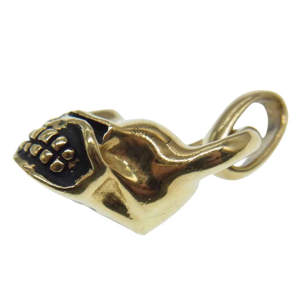 STARLIN GEAR スターリンギア K18 Tiny Skull イエローゴールド タイニー スカル チャーム ペンダントトップ ゴールド系【中古】