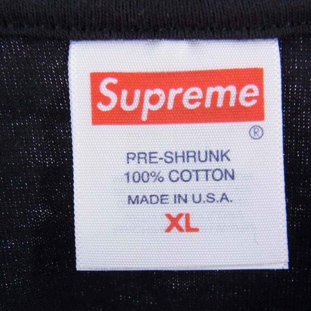 Supreme シュプリーム 23SS Arabic Logo tee アラビック ロゴ 半袖 TEE Tシャツ ブラック系 XL【新古品】【未使用】【中古】