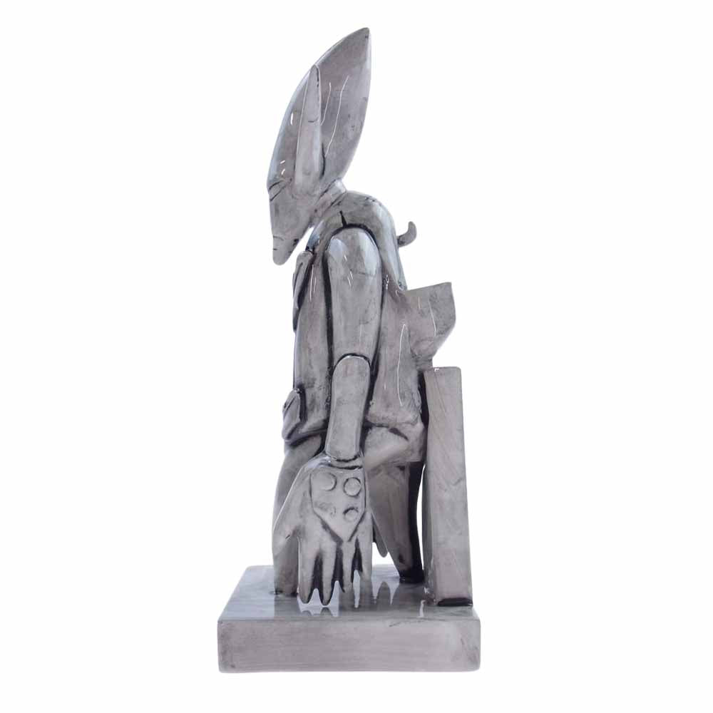 NEIGHBORHOOD ネイバーフッド 21AW  × FUTURA LABOLATORIES BOOZE POINTMAN CE-INCENSE CHAMBER フューチュラ インセンスチャンバー お香立て ライトグレー【極上美品】【中古】