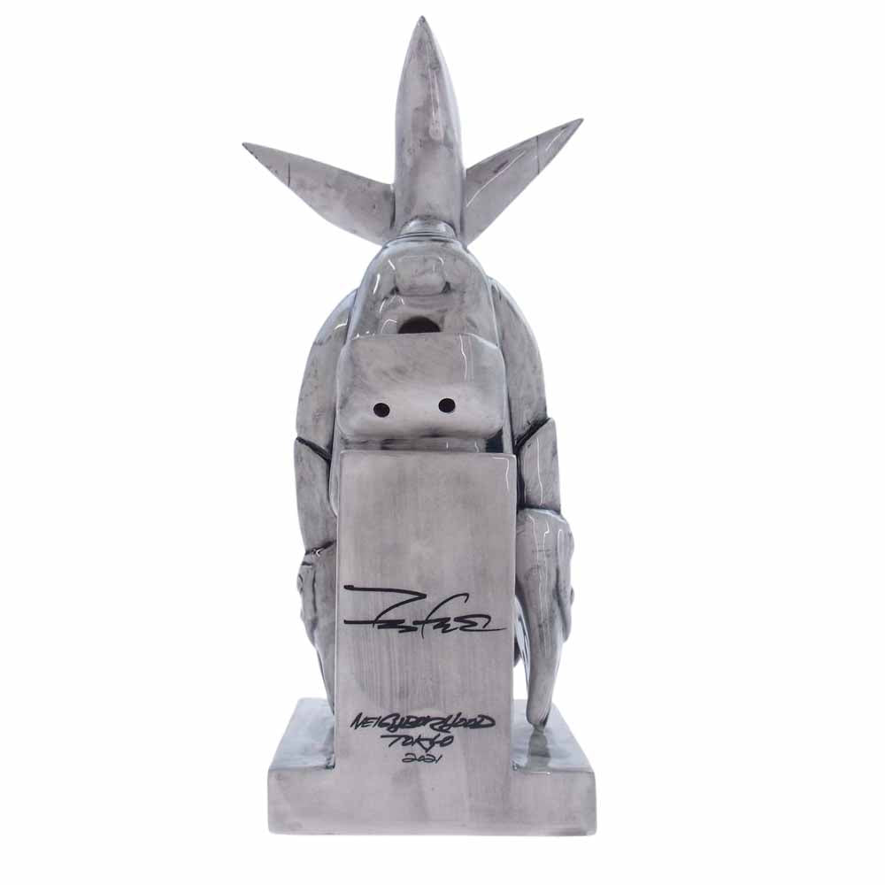 NEIGHBORHOOD ネイバーフッド 21AW  × FUTURA LABOLATORIES BOOZE POINTMAN CE-INCENSE CHAMBER フューチュラ インセンスチャンバー お香立て ライトグレー【極上美品】【中古】