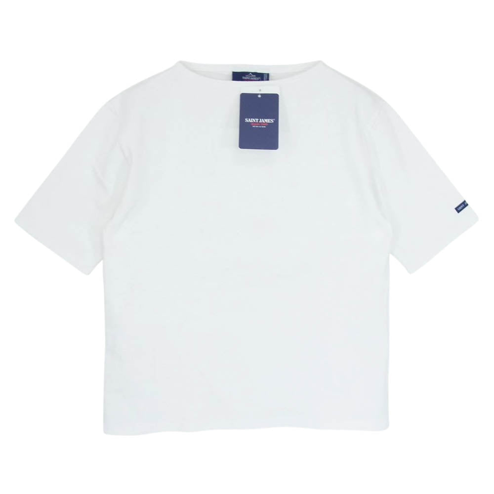 SAINT JAMES セントジェームス 03JC 1325/1U ウェッソン 半袖 カットソー ホワイト系 T3【極上美品】【中古】