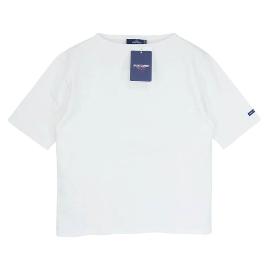 SAINT JAMES セントジェームス 03JC 1325/1U ウェッソン 半袖 カットソー ホワイト系 T3【極上美品】【中古】