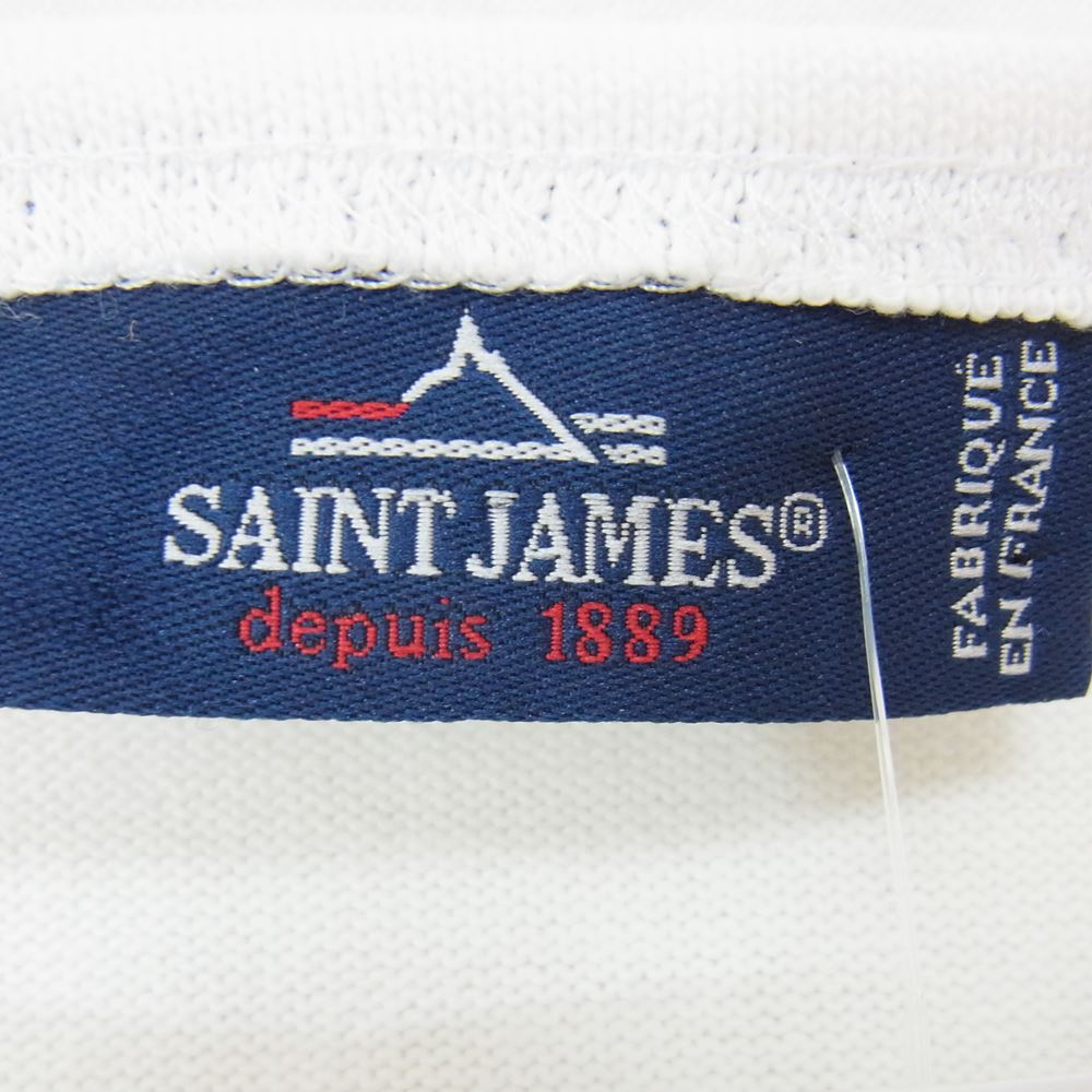 SAINT JAMES セントジェームス 03JC 1325/1U ウェッソン 半袖 カットソー ホワイト系 T3【極上美品】【中古】