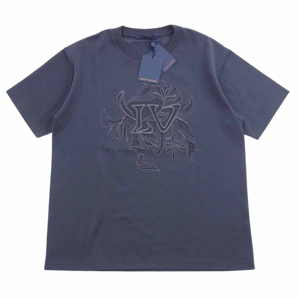 LOUIS VUITTON ルイ・ヴィトン 1A7QFP VEGETAL LACE EMBROIDERY T