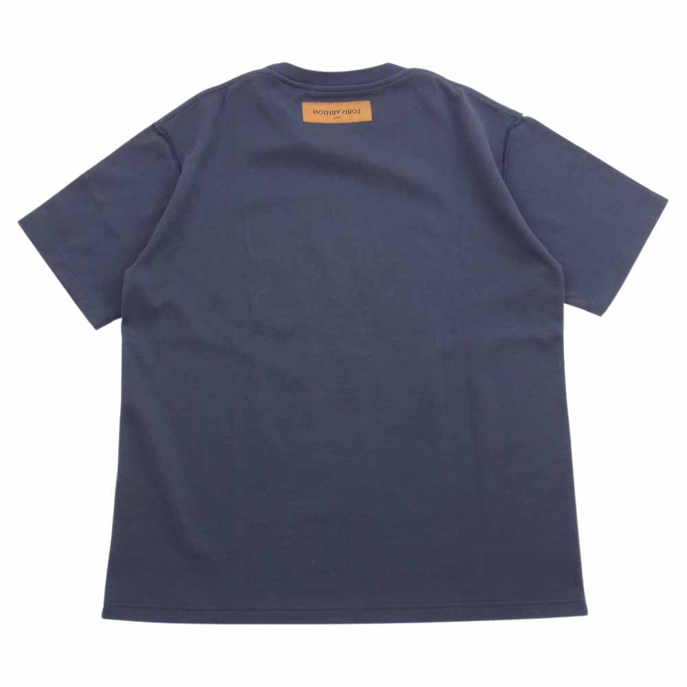 LOUIS VUITTON ルイ・ヴィトン 1A7QFP VEGETAL LACE EMBROIDERY T-SHIRT ヴェジェトゥル レース エンブロイダリー レース 刺繍 Tシャツ ダークグレー系【中古】