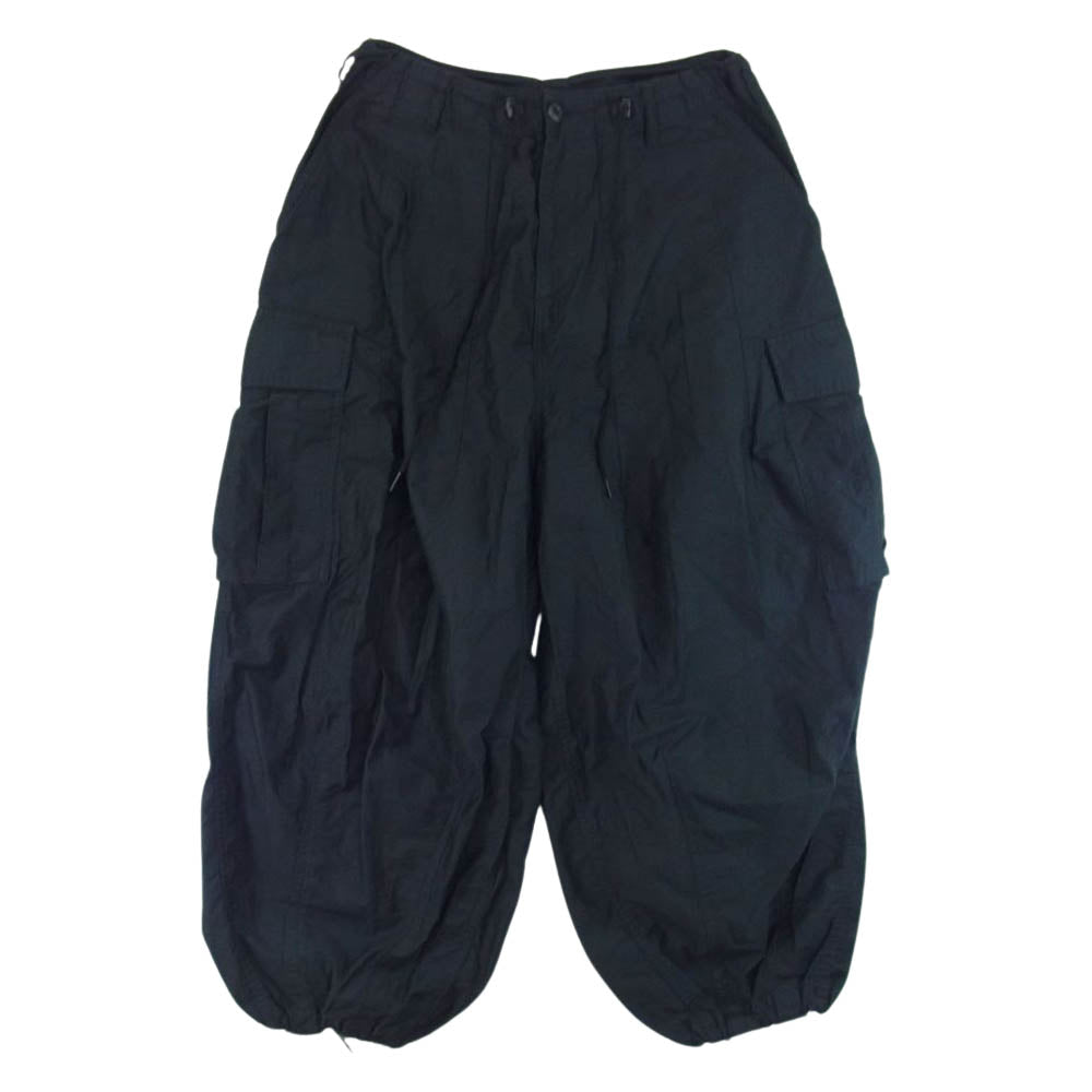 Needles ニードルス DI113 H.D. Pant-BDU ヒザデル カーゴ ワイド パンツ ブラック系 1【中古】