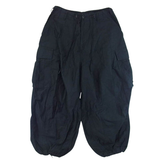 Needles ニードルス DI113 H.D. Pant-BDU ヒザデル カーゴ ワイド パンツ ブラック系 1【中古】