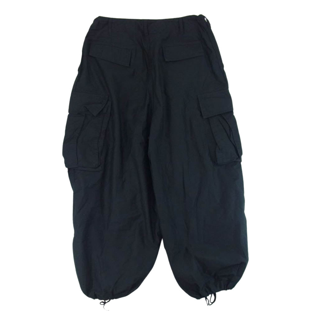 Needles ニードルス DI113 H.D. Pant-BDU ヒザデル カーゴ ワイド パンツ ブラック系 1【中古】