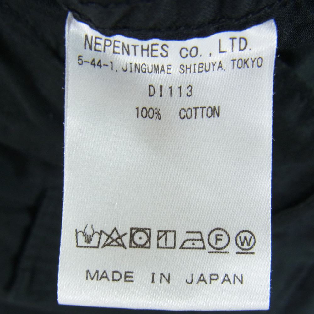 Needles ニードルス DI113 H.D. Pant-BDU ヒザデル カーゴ ワイド パンツ ブラック系 1【中古】