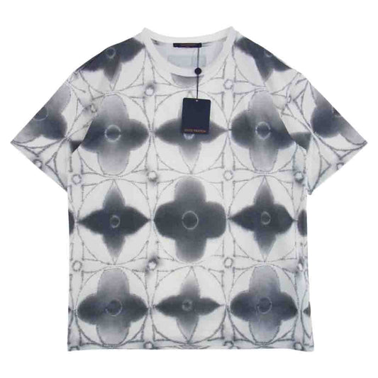 LOUIS VUITTON ルイ・ヴィトン 23SS 1AB61B プリンテッド シボリ タイダイ 総柄 Tシャツ 半袖 XL【新古品】【未使用】【中古】