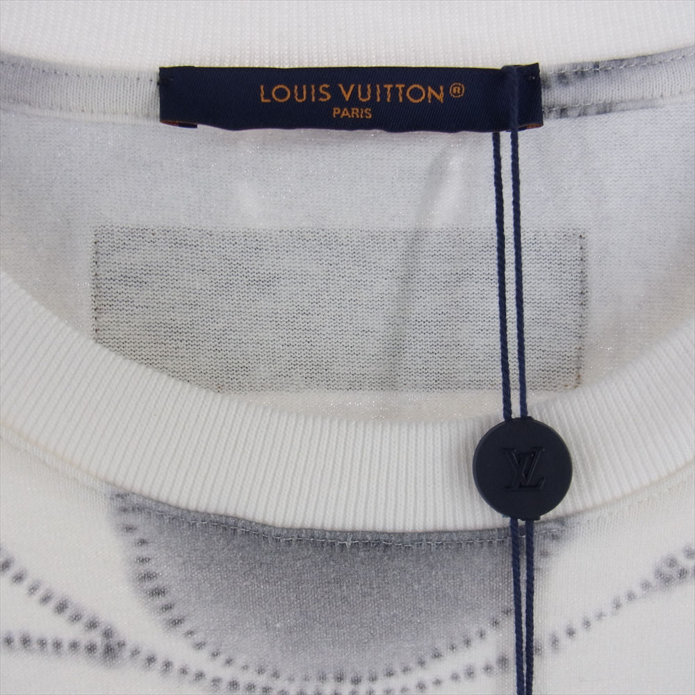 LOUIS VUITTON ルイ・ヴィトン 23SS 1AB61B プリンテッド シボリ タイダイ 総柄 Tシャツ 半袖 XL【新古品】【未使用】【中古】