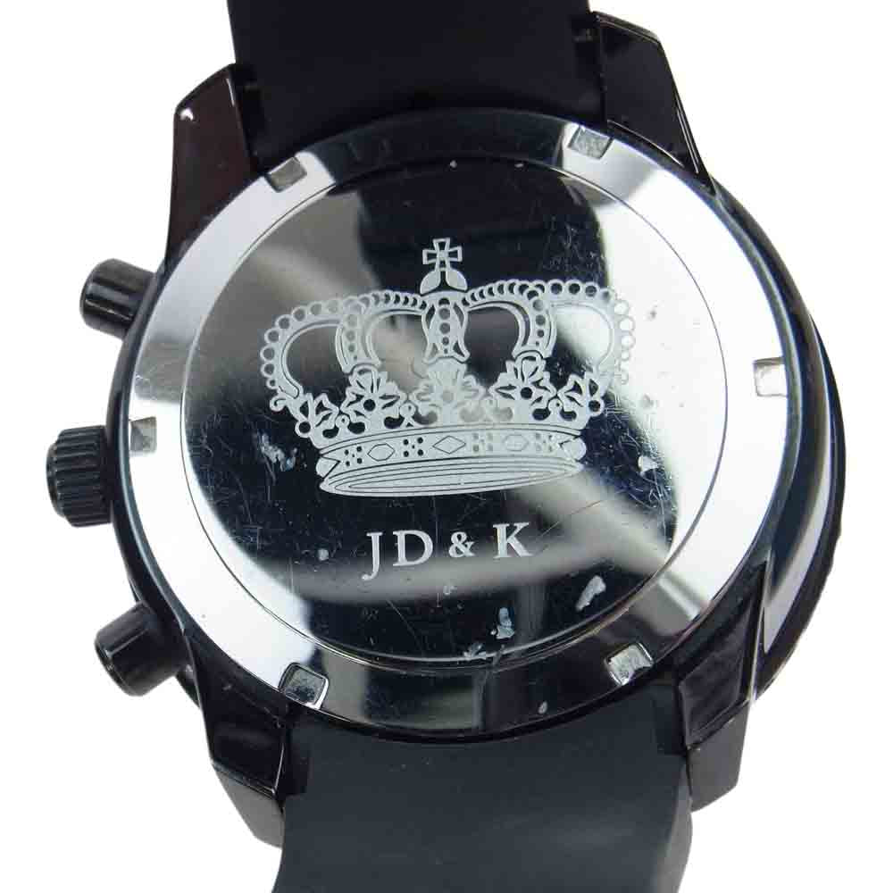 Justin Davis ジャスティンデイビス × 清春 ギャランティ付属 BBB004 JD&K クロノグラフ ウォッチ 腕時計 ブラック系【中古】