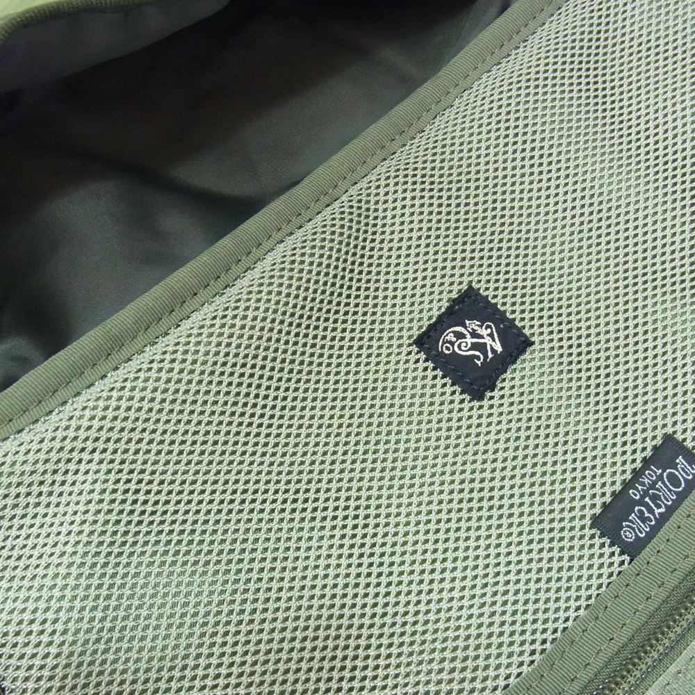 PORTER ポーター  KS21SGD06 × KAPTAIN SUNSHINE Travellers Funny Bag キャプテンサンシャイン トラベラーファニーバッグ カーキ系【中古】