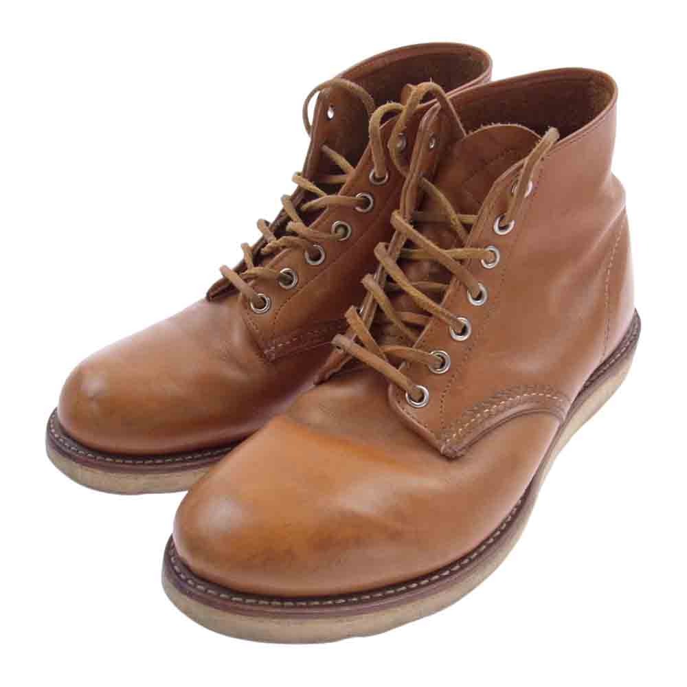 RED WING レッドウィング 9871 6inch CLASSIC ROUND TOE ブーツ ゴールドラセットセコイア　 ブラウン系 26.0cm【中古】