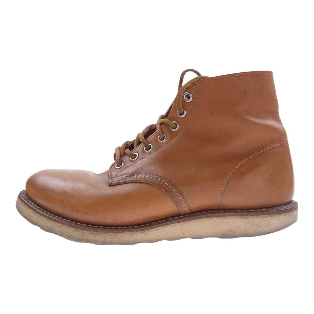 RED WING レッドウィング 9871 6inch CLASSIC ROUND TOE ブーツ ゴールドラセットセコイア　 ブラウン系 26.0cm【中古】
