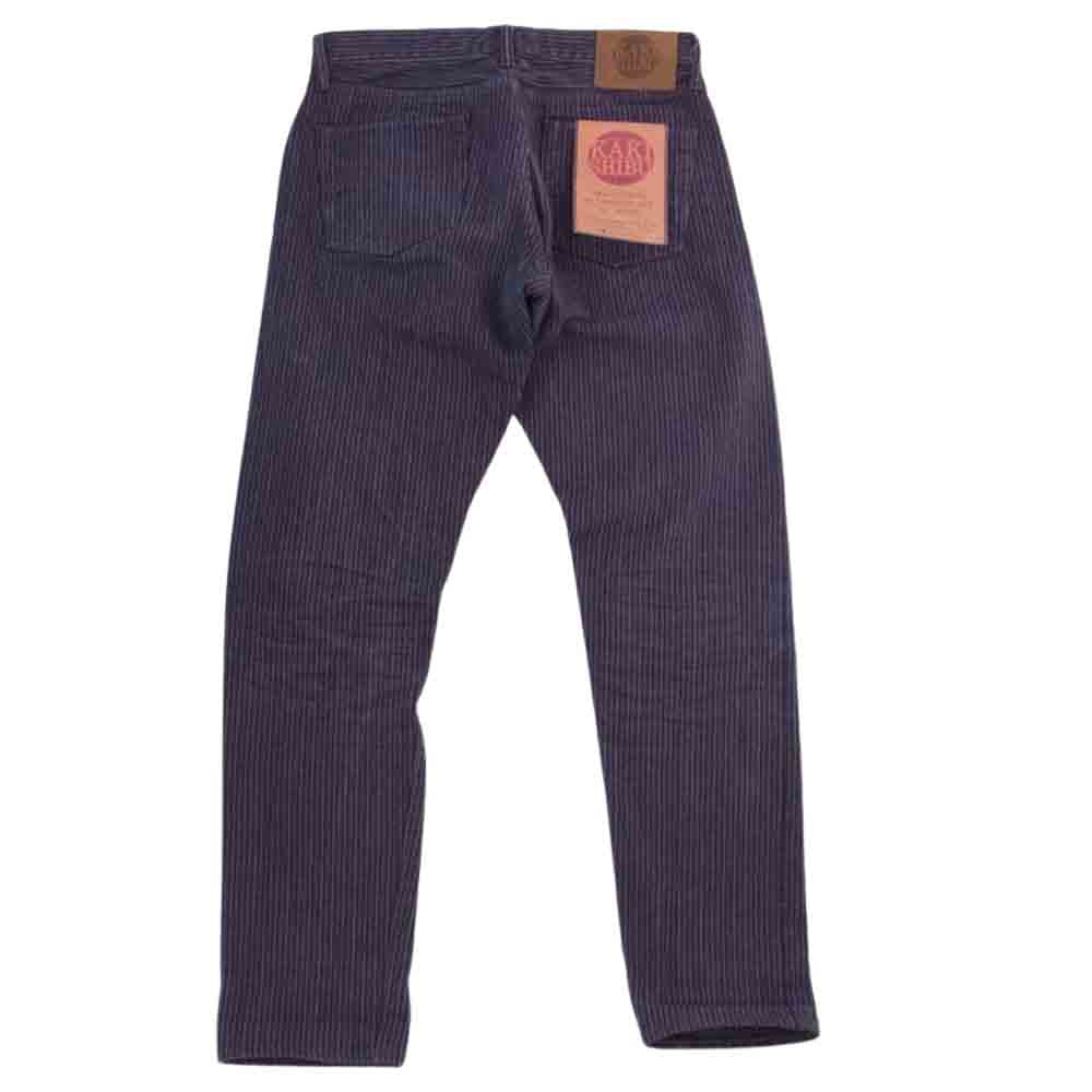 STUDIO D’ARTISAN ステュディオダルチザン 4524 1831 KAKISHIBU DENIM HICKORY COVERALL 柿渋デニム ランダム ヒッコリー カバーオールジャケット パンツ セットアップ ブラウン系 38 パンツ32【美品】【中古】