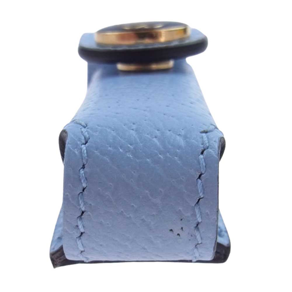 GUCCI グッチ 615997 リップスティックケース ライトブルー系【美品】【中古】