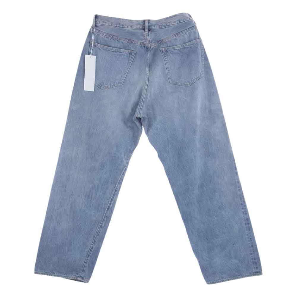 COMOLI コモリ 23SS X01-03004  5P ブリーチ デニムパンツ インディゴブルー系 2【極上美品】【中古】