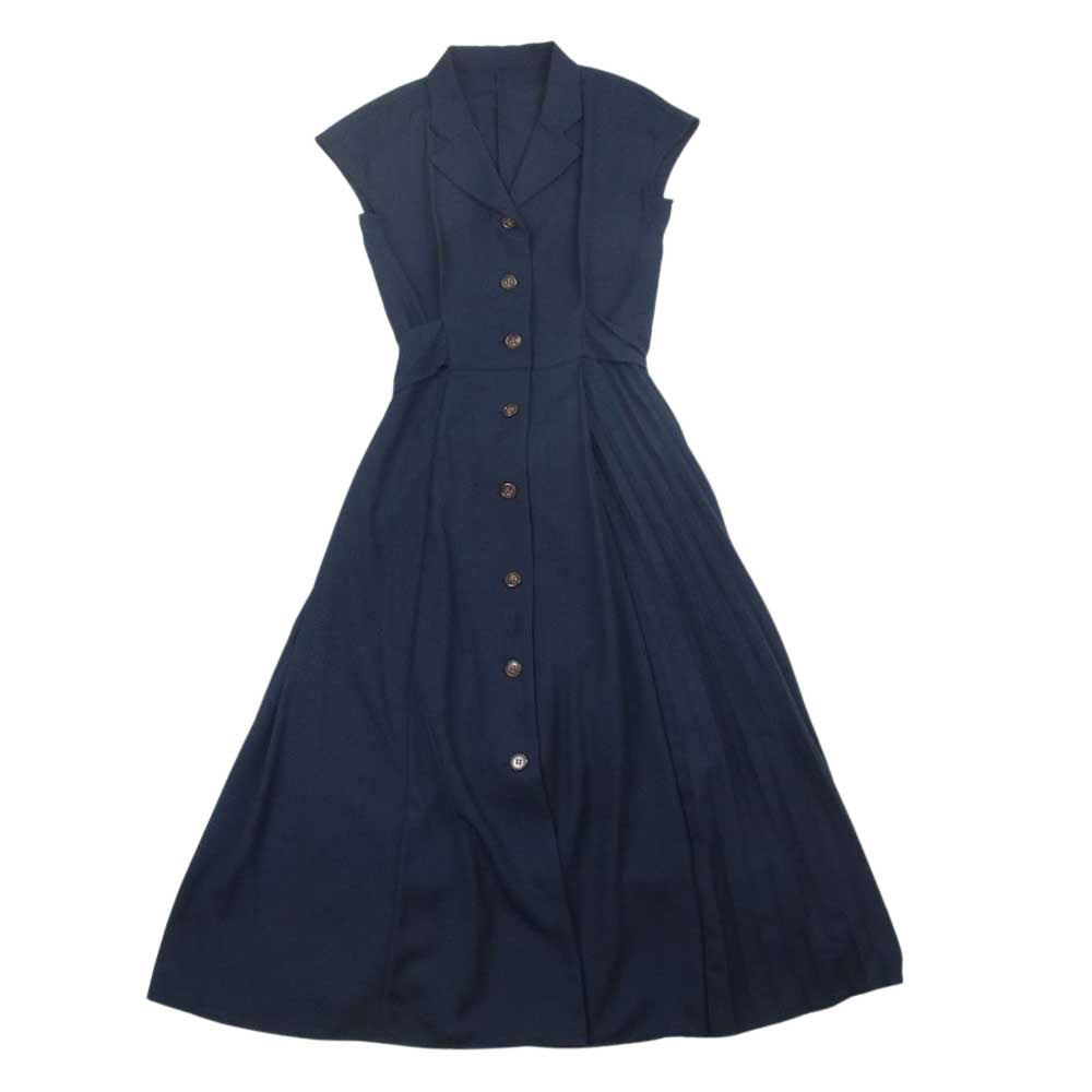 リランドチュール ノースリーブ ワンピース ネイビー系 1【中古】
