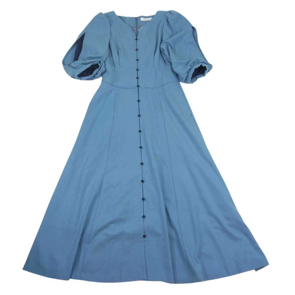 ハーリップトゥ HER1808062 半袖 ワンピース ブルー系 S【中古】
