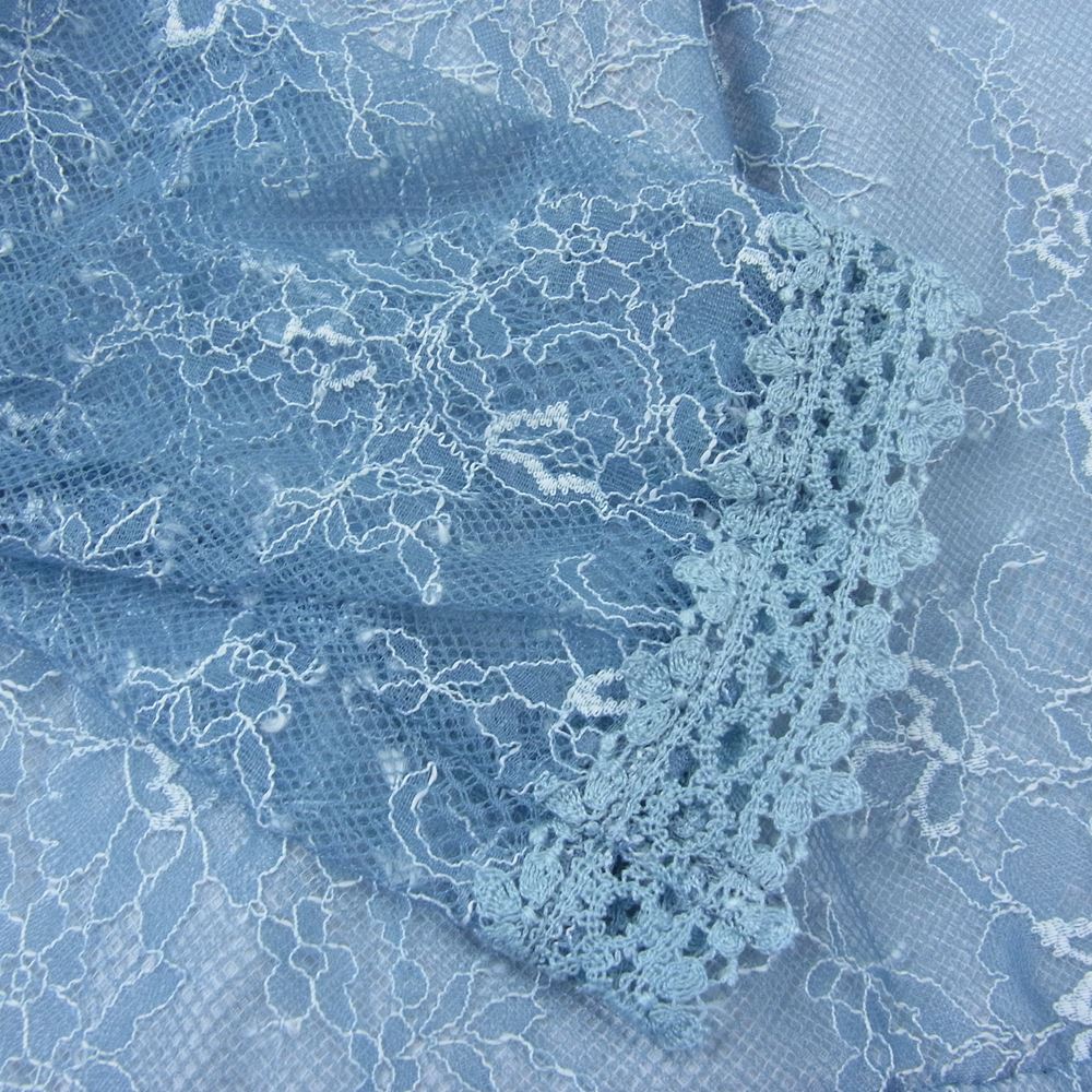JILLSTUART ジルスチュアート 108-8240004  ラッセルレース ワンピース ブルー系【極上美品】【中古】