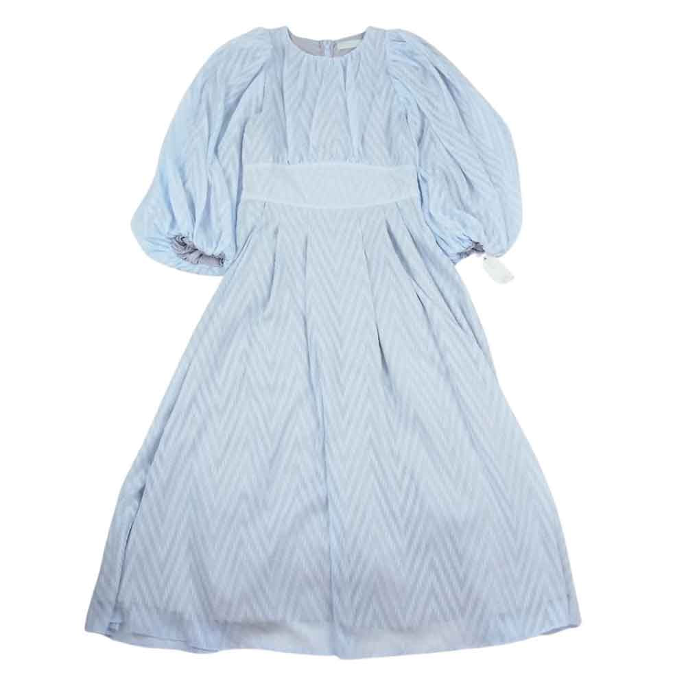 セルフォード 21AW  CWF0214120  ドビーシフォン ワンピース   ブルー系 36【極上美品】【中古】