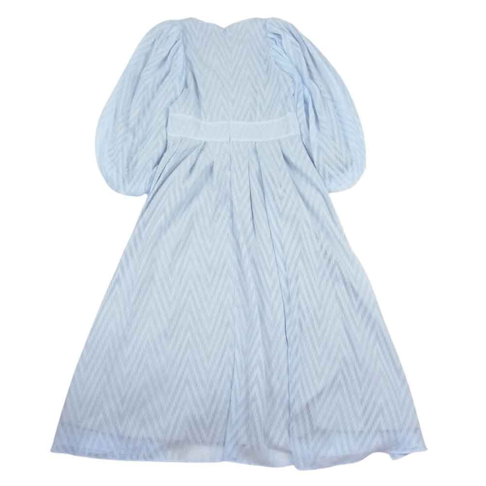 セルフォード 21AW  CWF0214120  ドビーシフォン ワンピース   ブルー系 36【極上美品】【中古】
