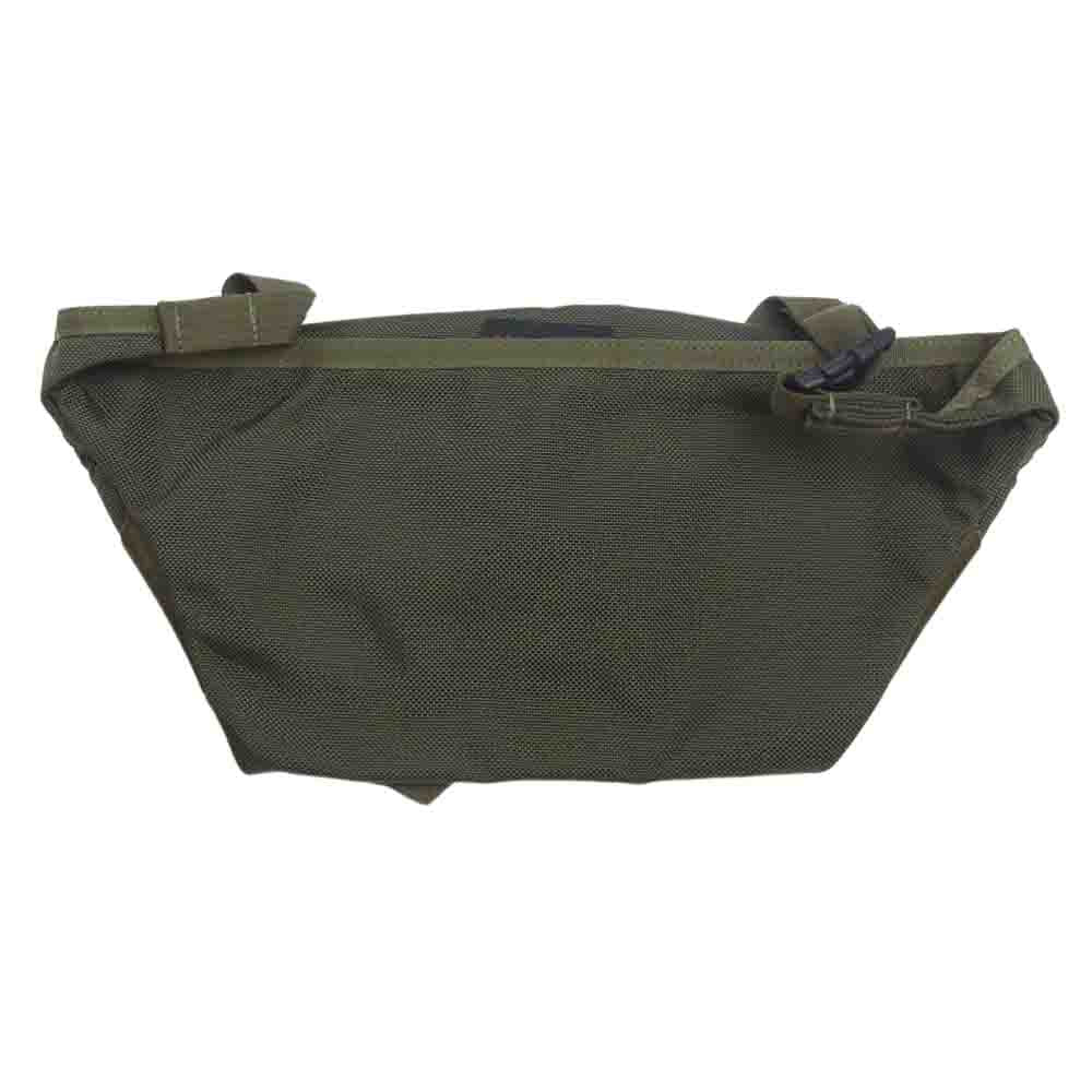 BRIEFING ブリーフィング BRM183209  FACE ウエスト バリスティック ナイロン ボディバッグ カーキ系【美品】【中古】