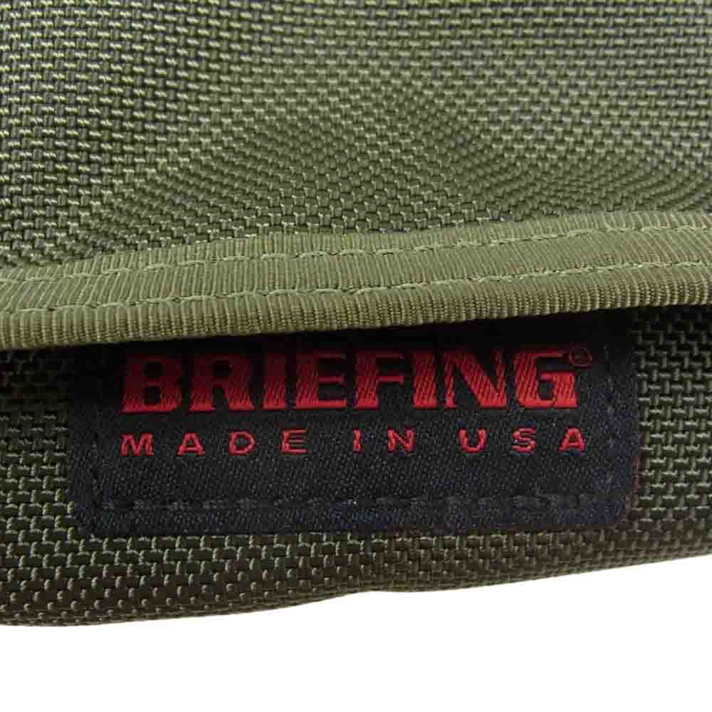BRIEFING ブリーフィング BRM183209  FACE ウエスト バリスティック ナイロン ボディバッグ カーキ系【美品】【中古】