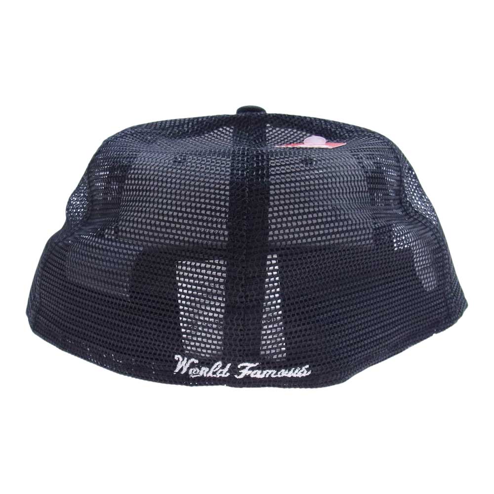 Supreme シュプリーム 22SS  × New Era Box Logo Mesh CAP ニューエラ ボックスロゴ メッシュ キャップ  ブラック系 59.6cm【美品】【中古】