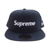 Supreme シュプリーム 22SS  × New Era Box Logo Mesh CAP ニューエラ ボックスロゴ メッシュ キャップ  ブラック系 59.6cm【美品】【中古】