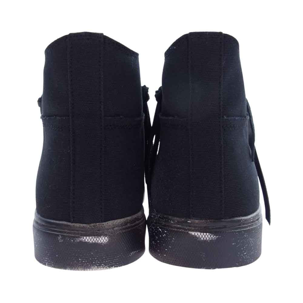 STRUM ストラム  STB007-01 BLACK REVOLT 2 レザージップタン ハイカット スニーカー ブラック系 27.0cm【新古品】【未使用】【中古】