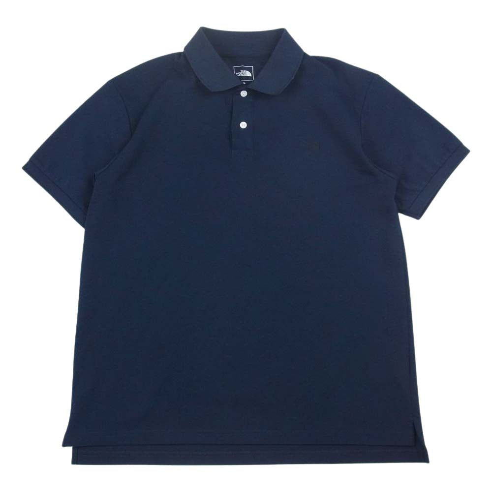 THE NORTH FACE ノースフェイス NT22231 S/S Biz Polo ショートスリーブビズ ポロ シャツ ネイビー ネイビー系  XL【中古】