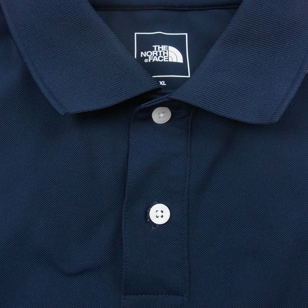 THE NORTH FACE ノースフェイス NT22231 S/S Biz Polo ショートスリーブビズ ポロ シャツ ネイビー  ネイビー系 XL【中古】