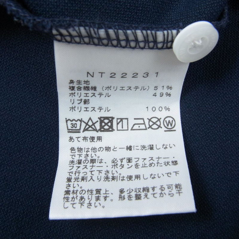 THE NORTH FACE ノースフェイス NT22231 S/S Biz Polo ショートスリーブビズ ポロ シャツ ネイビー  ネイビー系 XL【中古】