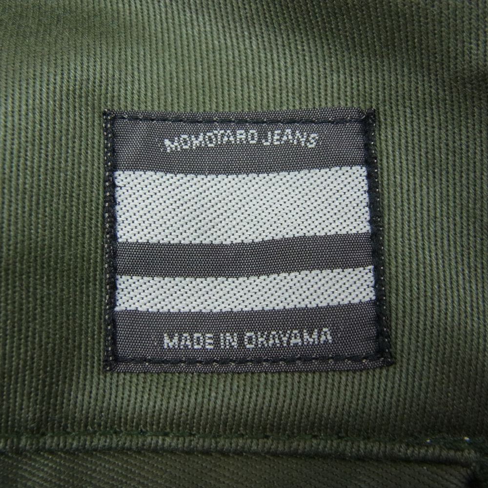 MOMOTARO JEANS 桃太郎ジーンズ CHINO PANTS チノパンツ カーキ系 34【中古】